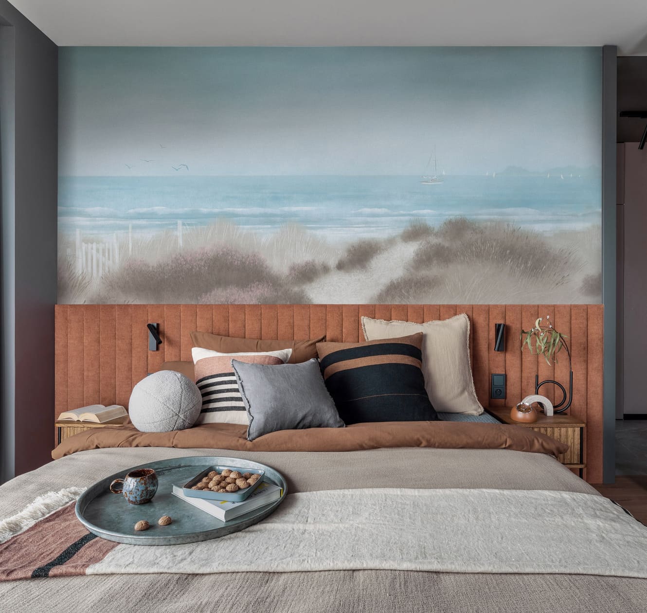 Панно Luna Круиз Утро на пляже CRZ12 018 3×5 фото в интерьере